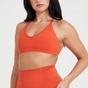 Oner Active timeless strappy bralette in spice